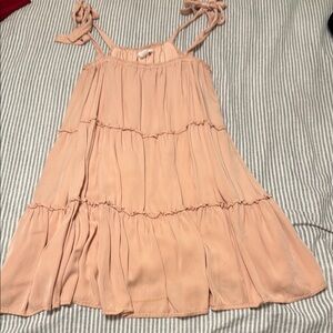 Peach summer dress